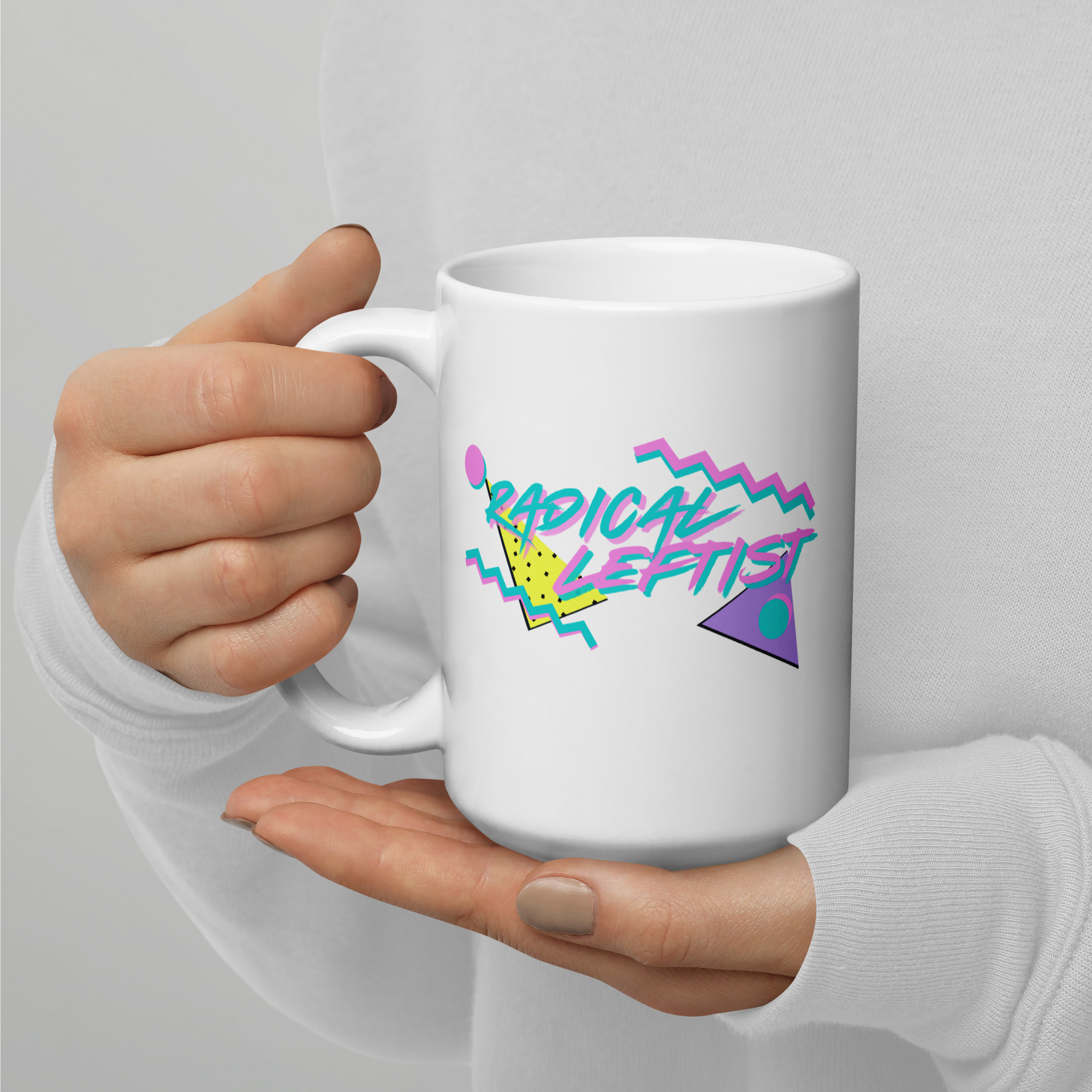 Radical Leftist White Glossy Mug
